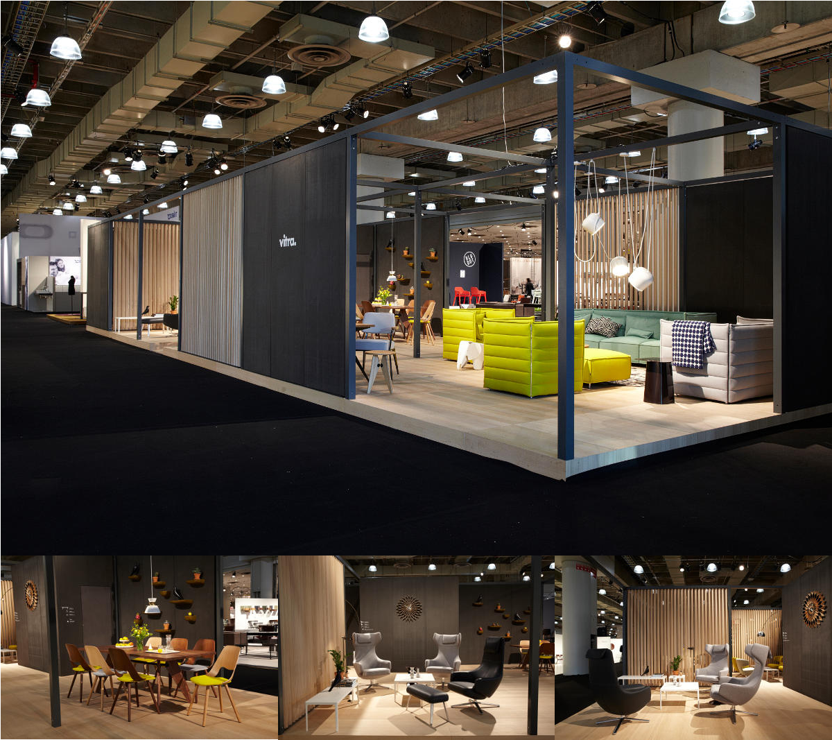 Stand van Vitra 2014 in International Contemporary Furniture Fair ICFF in New York
