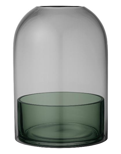 Lantern / Kaarshouder in gekleurd glas